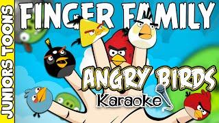 ANGRY BIRDS FINGER FAMILY SONG KARAOKE #ANGRYBIRDS #FINGERFAMILY | JUNIORS TOONS