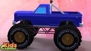 Mostro Camion Divertimento Apprendimento Video del Veicolo per Bambini