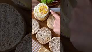 My muffin sandwich  - Lose fat gain muscle  #healthy #healthyfood #healthylifestyle