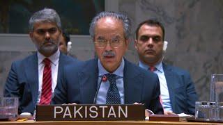 At #unsc : Pakistan Slams Israel's 'Reckless' Attacks on Iran, Warns of Regional Escalation. #iran