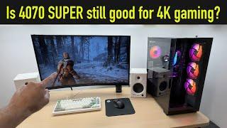 Can You Play the Latest Games at 4K in Q4 2024 on the RTX 4070 SUPER?