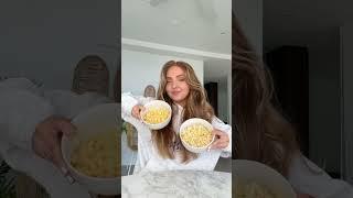 testing vegan vs. normal mac & cheese 