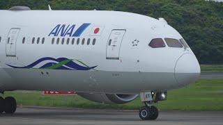 ANA Future Promise Livery Boeing 787-9 JA871A Landing and Takeoff | Narita Airport | NRT/RJAA