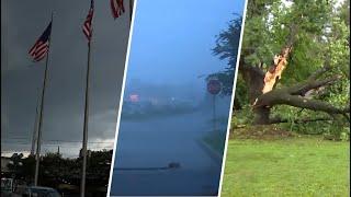 Residents cleaning up after severe storms cause outages, damage across Philly region