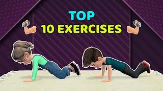 TOP 10 KIDS EXERCISES TO GET STRONGER ARMS