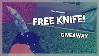 how to get a free knife in counter blox - knife giveaway (roblox)