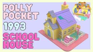 TOY TOUR: 1993 Schoolhouse (Pollyville) | Vintage Polly Pocket Collection