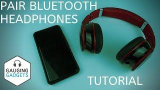 How to Pair Bluetooth Headphones to Phone - Android Bluetooth Earbud Pairing Tutorial