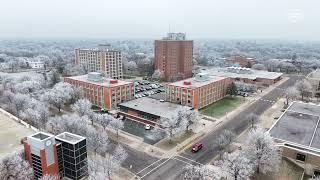 Frosty Morning at St. Cloud State University