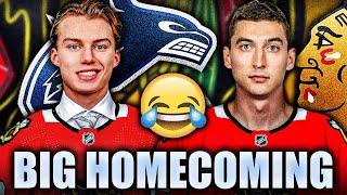 CANUCKS SPOIL CONNOR BEDARD'S HOMECOMING