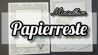 Restepapier * Eine Minialbum nur aus Papierresten* Schnell und Einfach* Tutorial