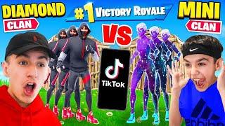 Fortnite 3v3 Battle Against My Little Brothers Tik Tok Clan! (Box Fights, Zone Wars, 1v1's)