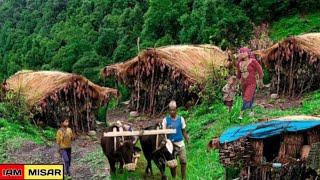 Most  Beautiful And Relaxing mountain village Life of Nepal || iam misar Best Compilation video