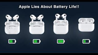 Airpods Battery life Claims put to the test!!!!!!