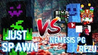 Pixel Gun 3D - JustSpawn VS Rezu & Nemesis PG (EPIC DUEL 1 VS 2)