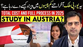 Study in Austria in 6-7 Lac Rupees? Total Cost and Full Process Explained for 2025