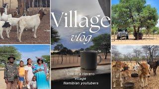 Herero Village vlog//Come spend time with us in our village//Okaepe// Ohamuheke//Namibian youtubers