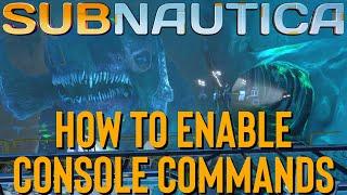 Subnautica - Subnautica Below Zero: How to Enable Console Commands