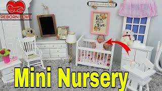 Mini Reborn Nursery Tour of Mini Silicone Reborn baby doll Nursery