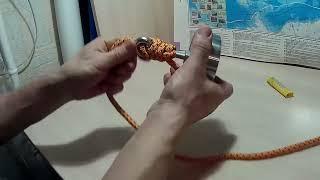 Как привязать (завязать) веревкой ПОИСКОВЫЙ МАГНИТ. How to tie a search magnet with a rope