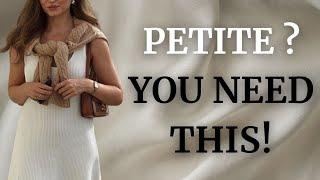 7 PETITE STYLE SECRETS That’ll Change Your Life | How to Dress Petite