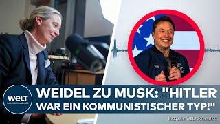 ELON MUSK & ALICE WEIDEL: Election advertising for the AfD! Tech billionaire interferes in Germany!