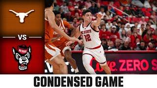 Texas vs. NC State Condensed Game | 2024-25 ACC Men's Basketball