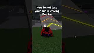 How to lose your car in Driving Empire | how to not f up in D.e