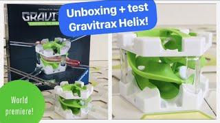 Gravitrax Helix unboxing + test!! World premiere!