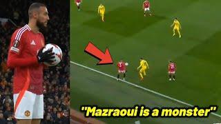 Mazraoui is a monster - Man United fan reaction