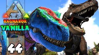 DOMANDO OS PRIMEIROS T-REX!!! ARK: RAGNAROK (VANILLA) 44