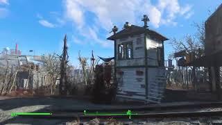 Oberland Station - Secret Institute Surveillance Settlement Build Daytime tour...PS4