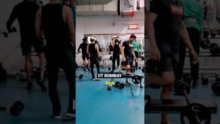 Gym facility at IIT Bombay | fitness #trending #shorts #iit #motivation #gym