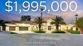 Inside a $1,950,000 Fully Remodeled Las Vegas Luxury Estate | 1/2 Acre Lot | RV Parking | No HOA