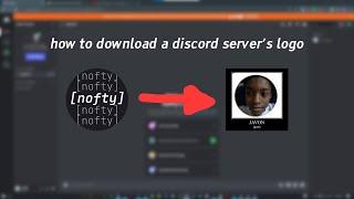 how to easily download a discord server's icon