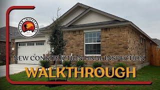 New Construction Final Inspection - Walkthrough 