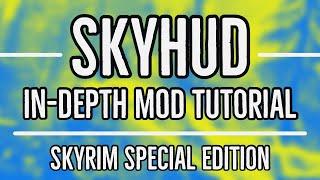 SkyHUD Mod Tutorial - Oblivion Preset and More - Skyrim Special Edition [ Ultrawide PC 1440p ]