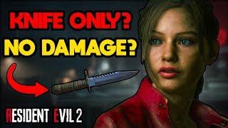 I tried beating Resident Evil 2 Knife Only, No Damage, Hardcore, No Infinite Knife