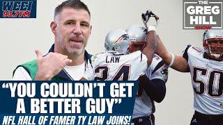 Mike Vrabel "Has Instant Credibility" #NFL HOF Ty Law Joins! ||The Greg Hill Show
