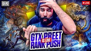 BGMI LIVE : RANK TOP 100 | PUBG MOBILE LIVE | BGMI 3.5 UPDATE | GTXPREET