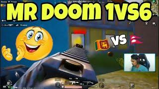 Mr doom rush gameplay | Mr doom super 1vs6 || Pubg mobile || Bomta gaming