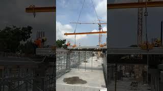 installation hollow core slab