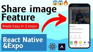 React Native Expo Social Share Tutorial [Latest]