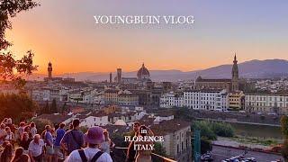  Youngbuin vlog | 피렌체에서 노을 같이 보실래요? 내 생에 가장 아름다웠던 노을 in Florence 노을 맛집 피렌체