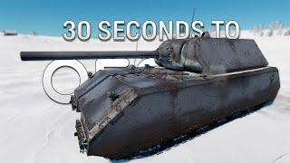 30+14-ти секундный обзор Maus в War Thunder #warthunder