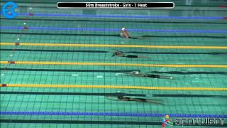 50m Breaststroke - Girls - 1 Heat