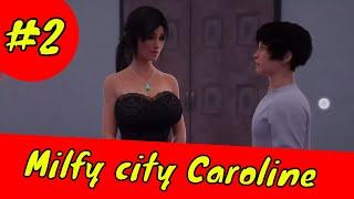 Milfy City Caroline Gameplay || Caroline's story Part 2 | Caroline's walkthrough 0.71b Latest update