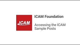 Accessing the ICAM Sample Files