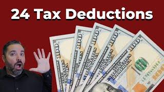 The Top 24 Business Deductions To Lower Taxes