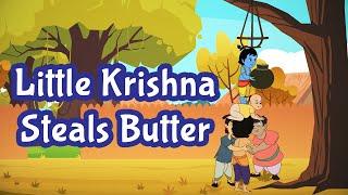 Krishna Steals Butter Story in English | Indian Mythological Stories | Pebbles Stories